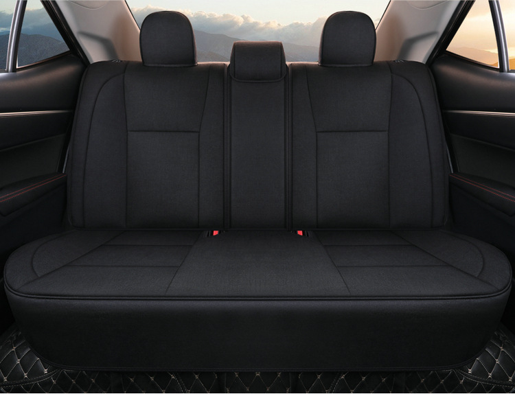 Toyota Corolla One Car One Edition Special Special Four Seasons Full Surrounded Linen Car Cushion Five-seat Car Seat Cover