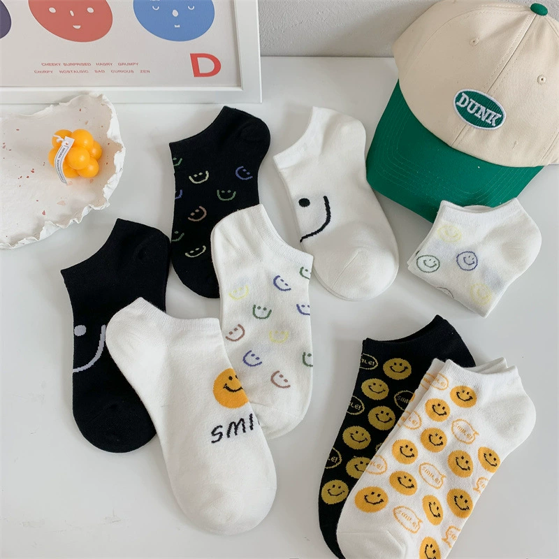 Tide, summer thin white Japanese cartoon socks