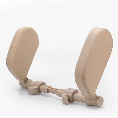 Adjustable Pvc Leather Travel Neck – Headrest - 30pvc-light-beige-small-paragraph