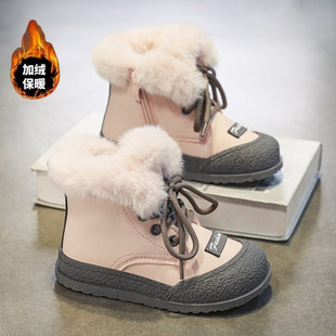 Children's Shoes Girls Small Leather Shoes Autumn and Winter 2024 New Children's Soft Bottom Performance Girls White Single Shoes for Students