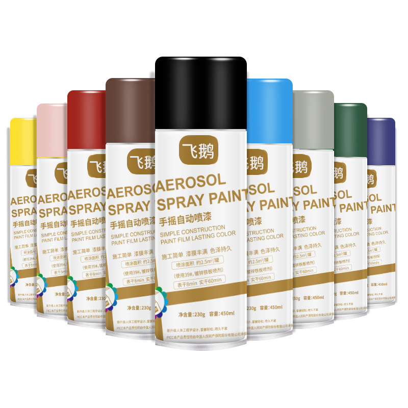 Electric vehicle shell self-painting color change matte self-painting metal exemption furniture black white antirust paint