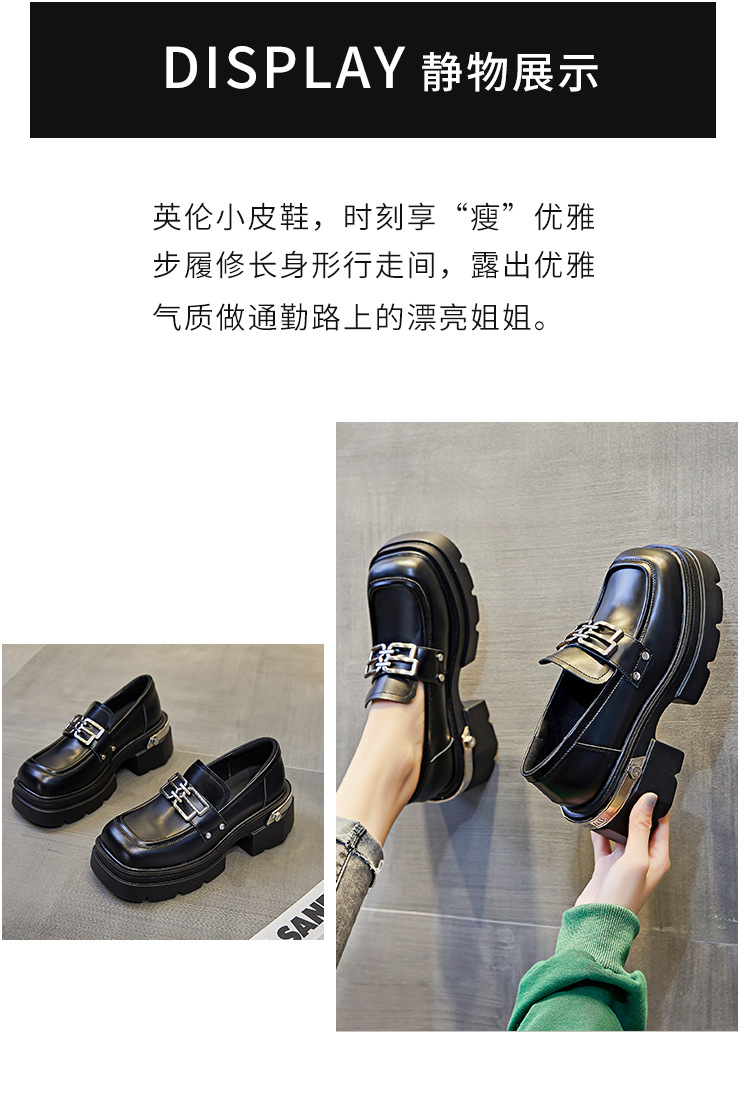F4046 1810K GIÀY DA NỮ YONTDTU MÙA XUÂN THU ĐÔNG PHỤC CỔ CỔ ĐIỂN ĐẾ CAO GIÀY DÉP NỮ DA BÒ G05 SẢN PHẨM MỚI
