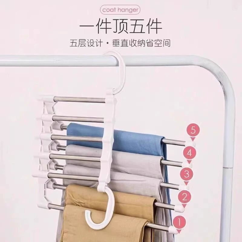 Universal trousers, hanger for home use, storage system