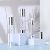 Спот поставка 80ml/100ml/150ml Вакуумная бутылка большой емкости для путешествий Бутылка для разлива лосьона Экстракт Бутылка