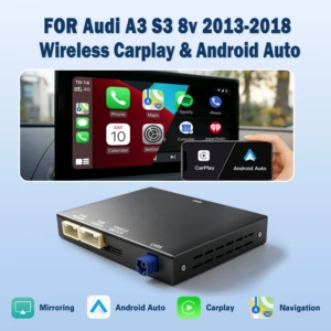 Audi Orijinal Ekran Simsiz Carplay/Hicar Multimedia Dekoder