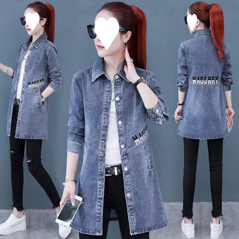 6801 # 수 놓은 중간 길이 [파란색]]