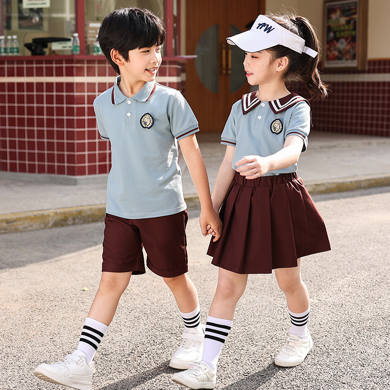 New Kindergarten School Uniform Set for Primary School Students Loose Sports Attire Class Uniform Three-Piece Set Teacher's Wear Spring and Autumn Style
