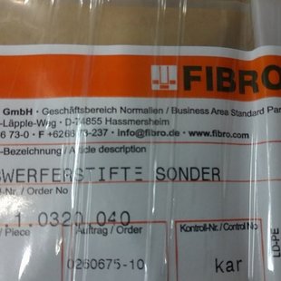 Fibro stamping equipment 2482.74.00050.080.1 FIBRO imported from Germany