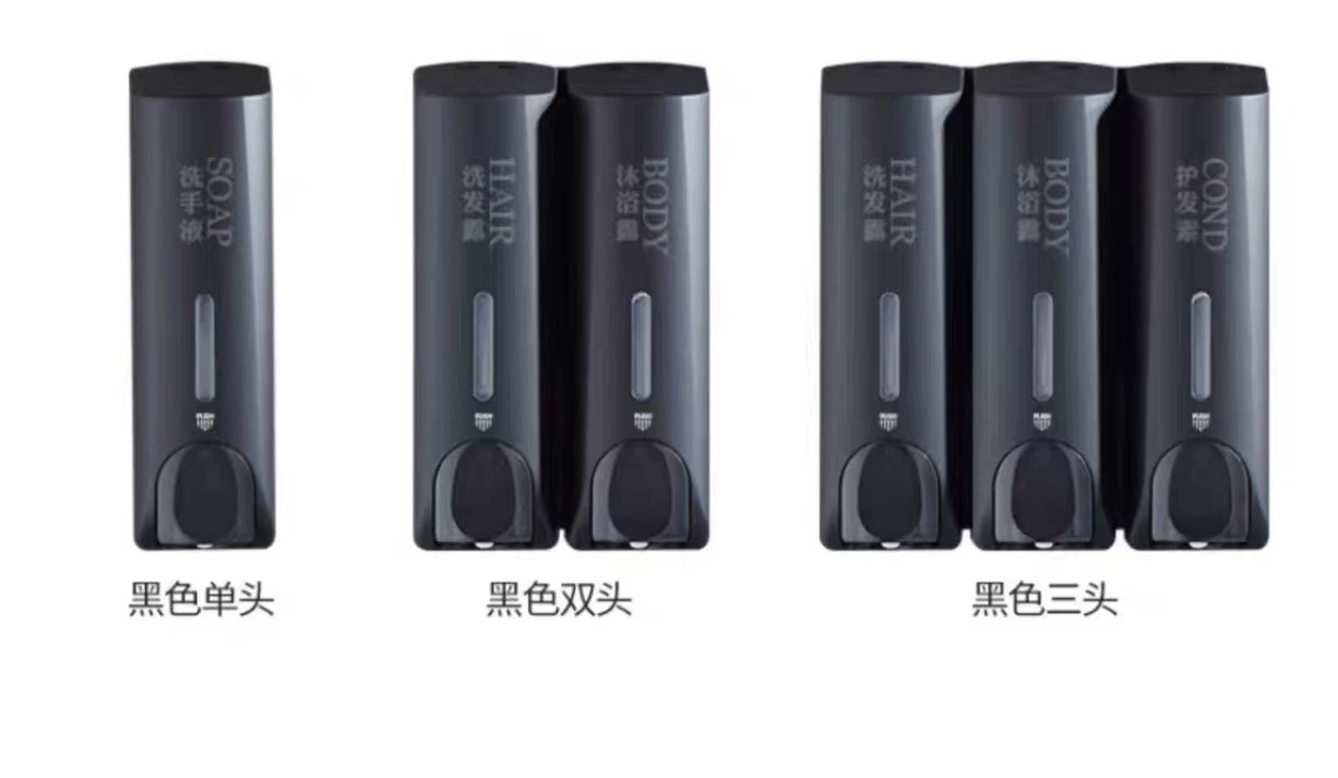 wall-mounted dispenser not allowed? Wait translate correctly: Yiyang 350ML Wall-Mounted Dispenser for Shower Gel, Shampoo & Hand Sanitizer – White/Black/Gold/Silver, Single/Double/Triple Head