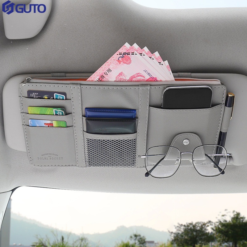 Multifunctional Car Sun Visor Organizer New Special Glasses Storage Clip Decorative Products