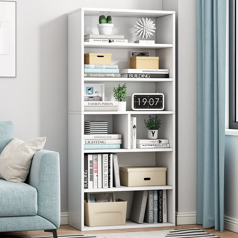 Книжная полка Стеллаж для хранения Напольный бытовой книжный шкаф Многослойный стеллаж для хранения Настенный шкаф для гостиной Многослойный шкаф для хранения