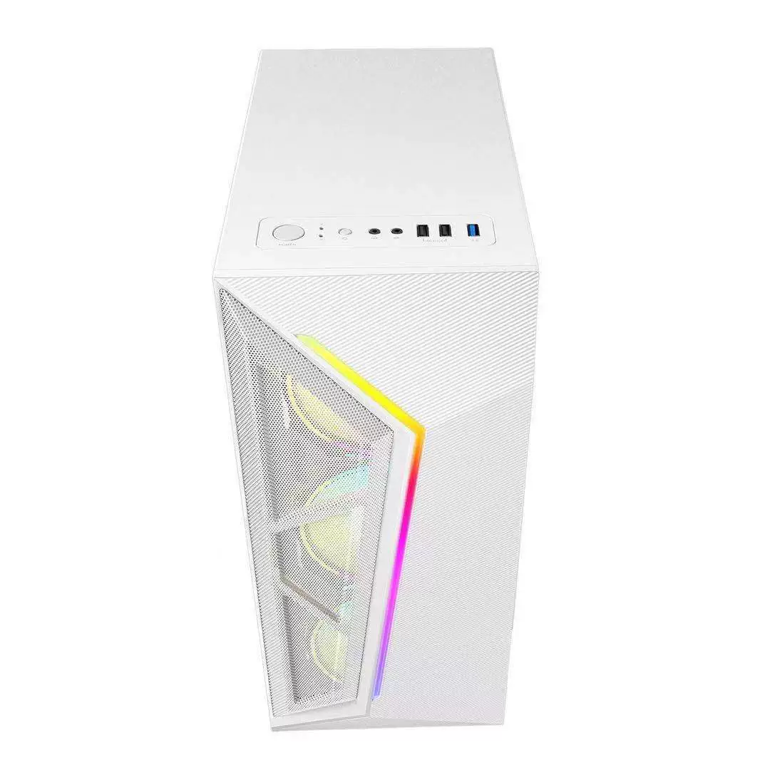 Кросс-бренд новый продукт: корпус компьютера V8 настольный RGB эффект, игровой онлайн-кафе эспорт боковая -сквозная рама