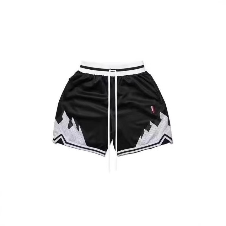 American Basketball Shorts Lined with Fake Two-Piece Three-Quarter Quick-Drying Knee-Length Running Fitness Training Sports Men's Summer