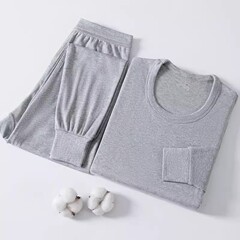 純綿セット秋衣秋ズボン保温下着綿セーターの中で、高齢者のゆったりとした薄いタイプの秋冬には、シャツのシャツがあります。