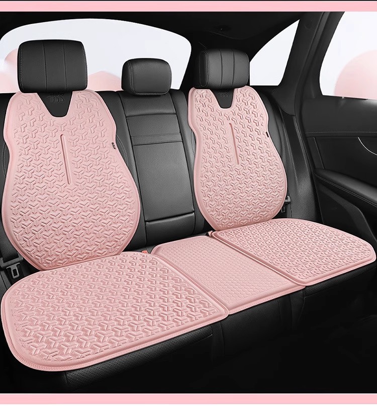 Summer Car Seat Cushion Universal Cooling Pad Honeycomb Breathable Ventilated Seat Back Non-Slip Jelly Cold Gel Single Pad