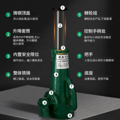 Screw jack 20 tons 32 tons hand gear vertical mechanical jack car bridge lifting screw jack