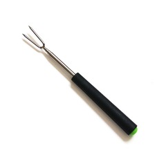 Meiguo stainless steel retractable barbecue skewers hot pot sticks household mini barbecue meatballs fruit tongs barbecue needles