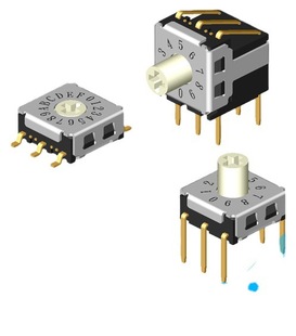 Encoder rotary switch side dial 90 degrees/rotary coding switch side dial/patch coding rotary switch