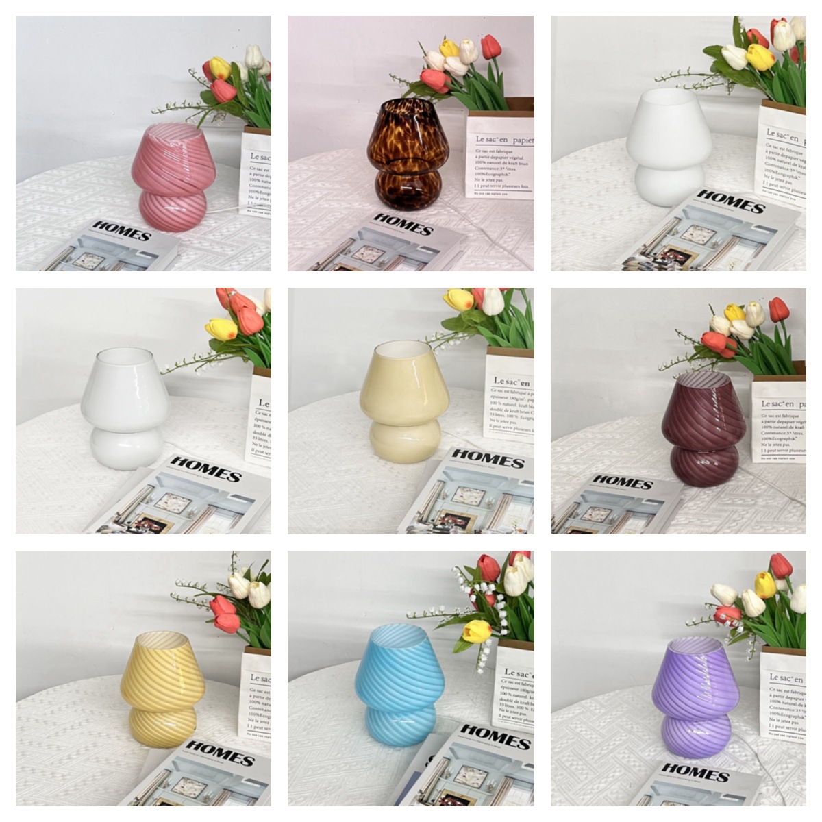 Lámpara de mesa escandinava, lámpara Temu, iluminación retro Bauhaus, lámpara de escritorio sencilla para estudio, dormitorio, mesita de noche, forma geométrica