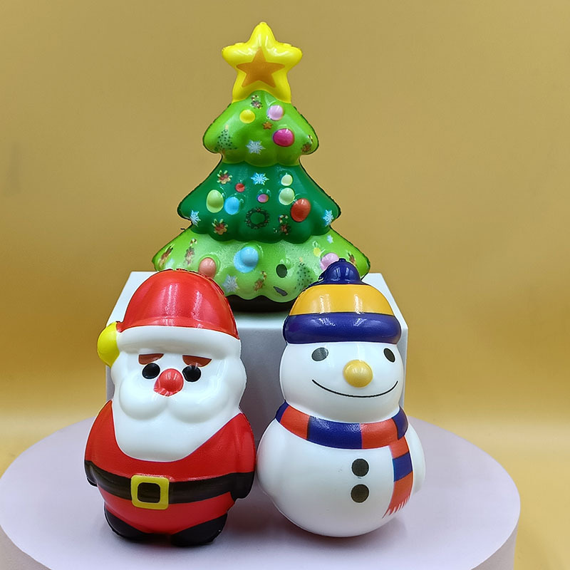 クロスボーダー PU スローリバウンド減圧クリスマスヘラジカ人形指圧力発泡ボール減圧クリスマスギフトおもちゃ|undefined