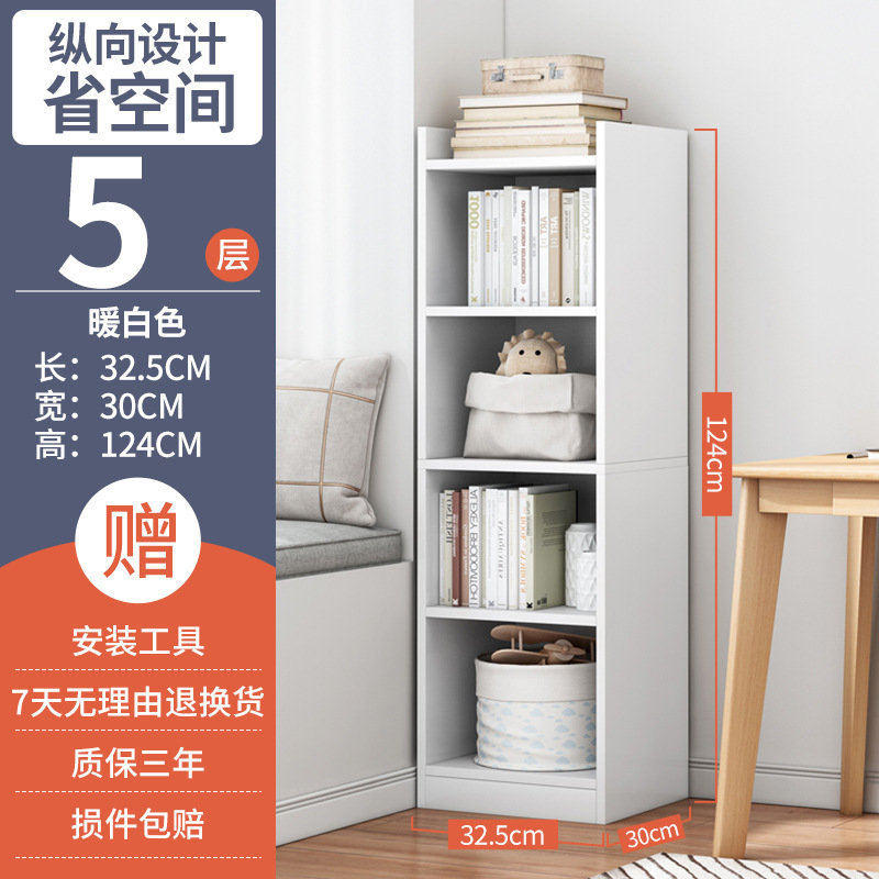 Estantería Gabinete de esquina Versión estrecha Gabinete de almacenamiento económico simple de piso a techo Almacenamiento Ahorro de espacio Estantería de esquina pequeña