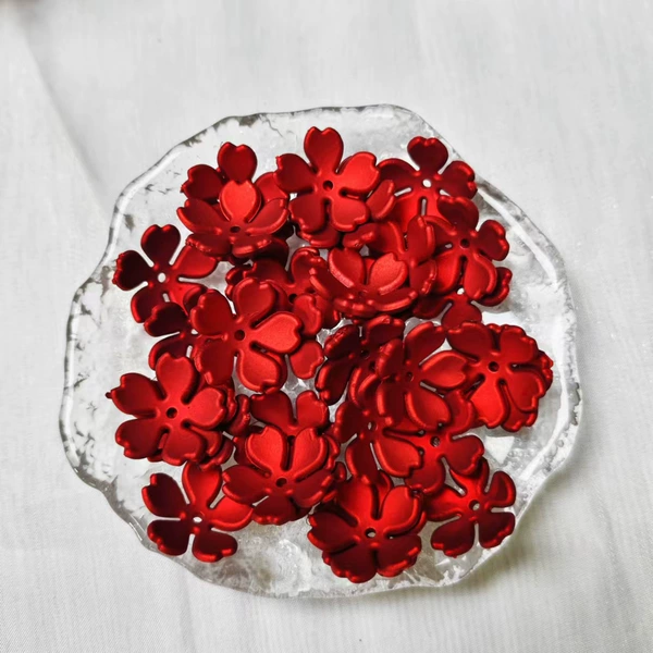 Red five -petal