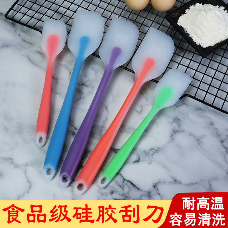 Silicone Spatula Integrated Cake Cream Spreader Baking Tool High Temperature Resistant Shovel Mixing Scraper Durable at High Temperatures