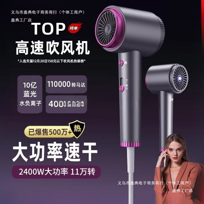 German Brand High-Speed Hair Dryer Household Negative Ion Hair Care High Wind Speed Drying Hair Dryer Wholesale