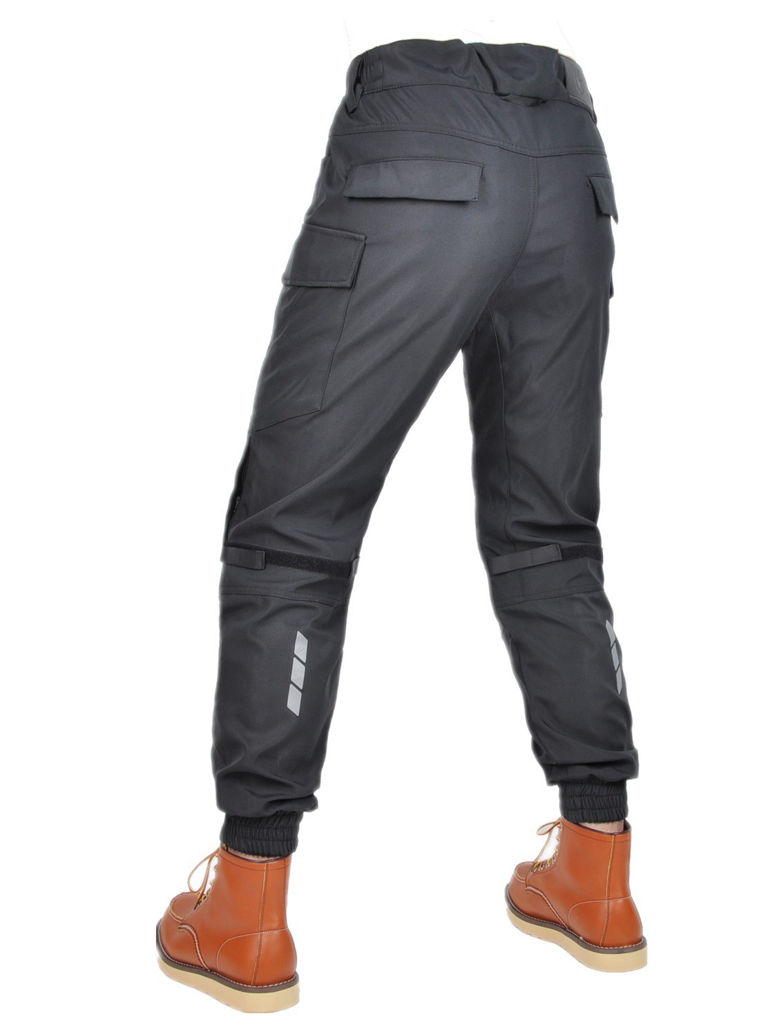 Volero motocicleta overoles ciclismo pantalones impermeable a prueba de viento transpirable elástico cintura alta motocicleta tobillo atado pantalones anti-caída hombres
