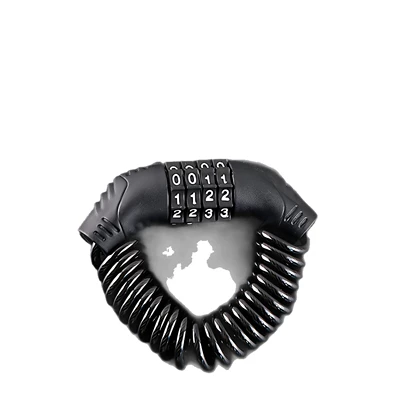 lock for motorcycles and bicycles, Helmet lock