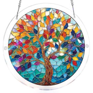 �羳Pieces Acrylic Suncatcher Puzz��ɫ����������b�����
