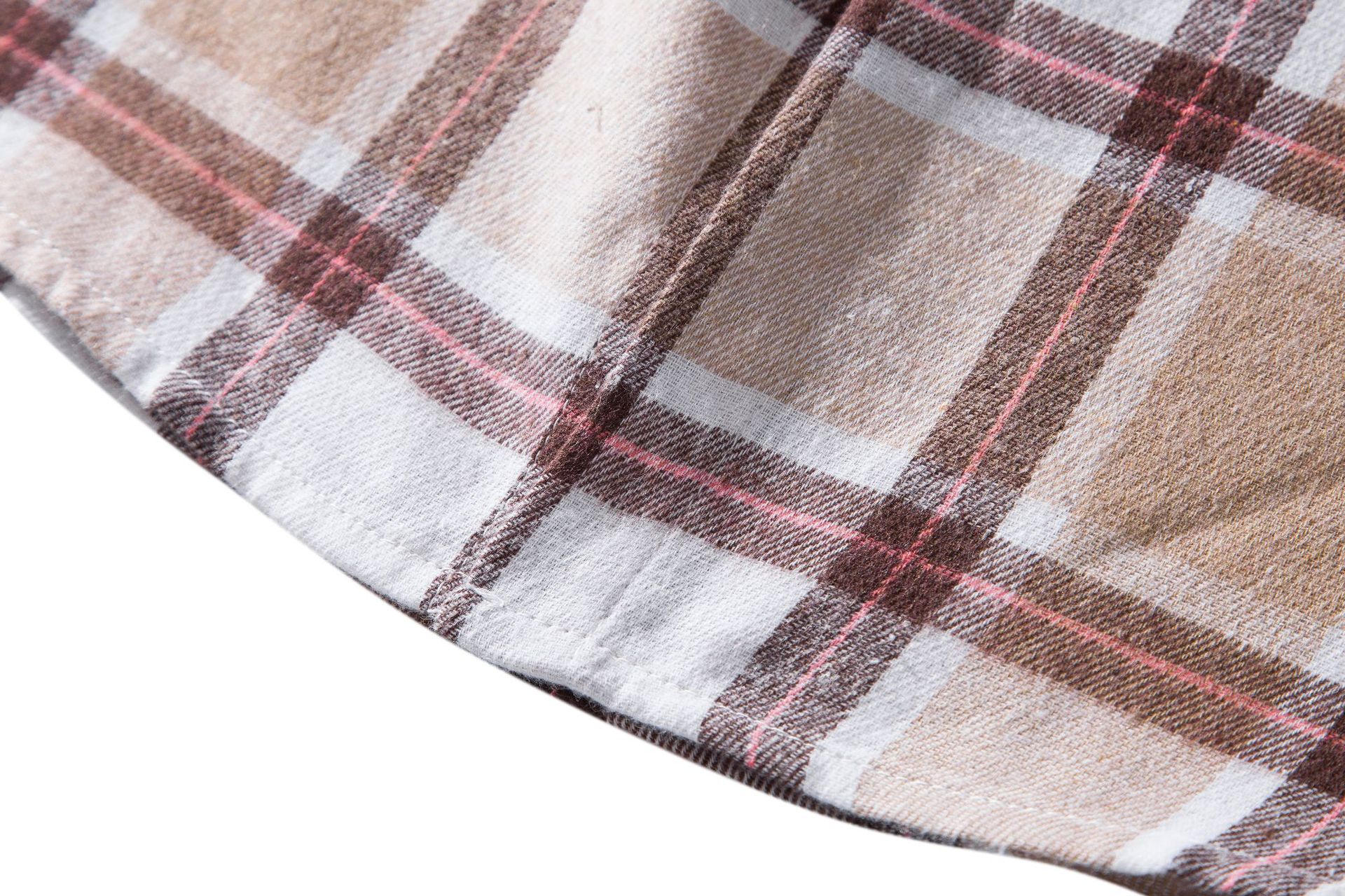 Herren Flanellhemd Mit Kapuze Kariertes Oversized Freizeithemd_voghion.com