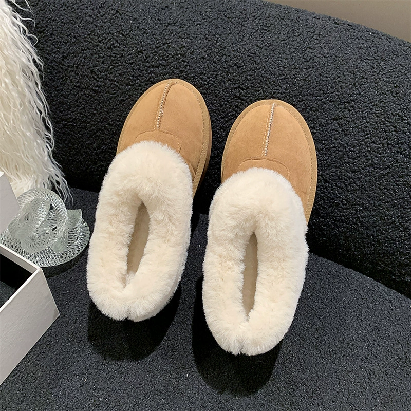 Winter fashionable boots platform, 2023 collection