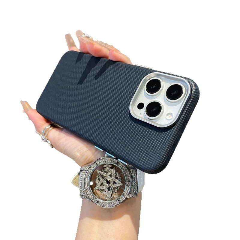 网格十字纹适用苹果17PROMAX大孔手机壳16iphone13/14跨境保护套|undefined