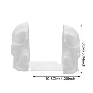 Cross-Border New Creative Skull Bookends Halloween Horror Atmosphere Layout Props Removable Plastic Decorative Ornaments