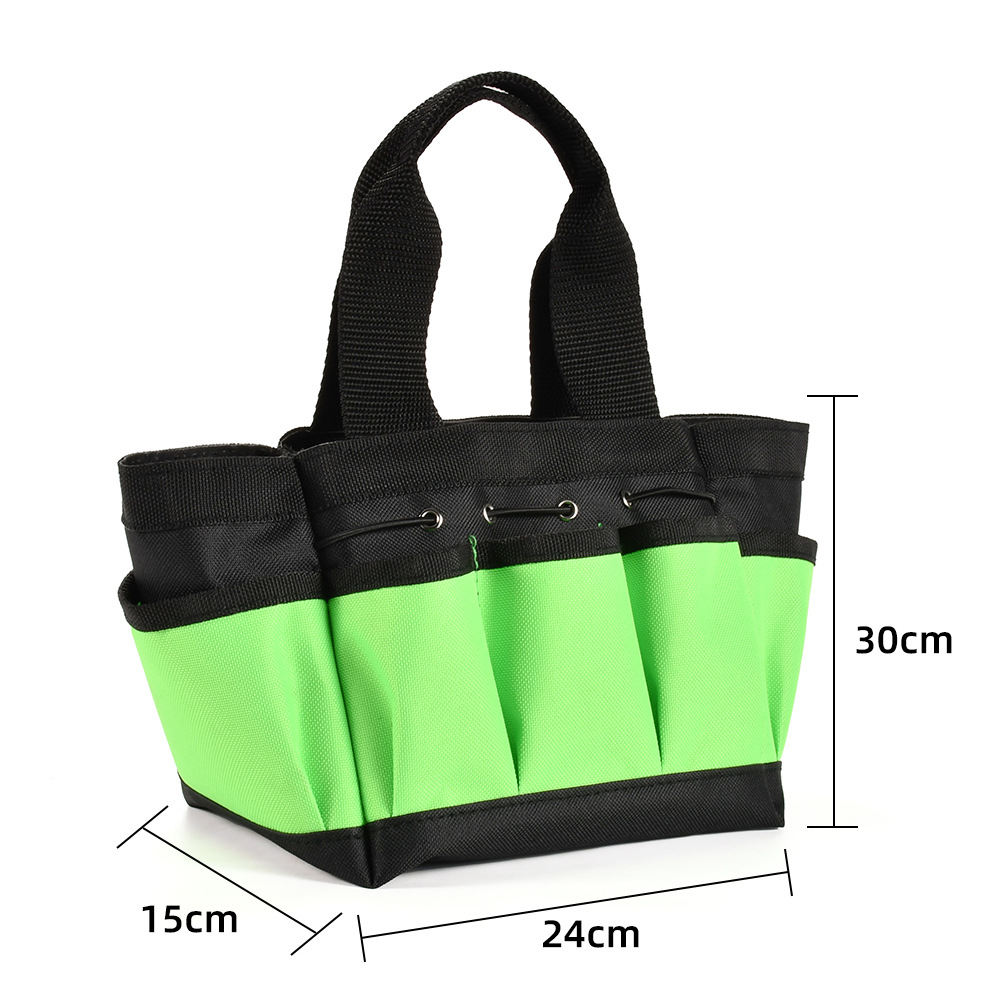 Amazon Oxford tela de gran capacidad multifuncional hardware herramientas jardín Portátil Bolsa almacenamiento Kit