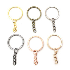 新品白k古青金色プラスチェーンキーホルダーペンダントdiyブレスレットネックレスアクセサリーアクセサリー1個