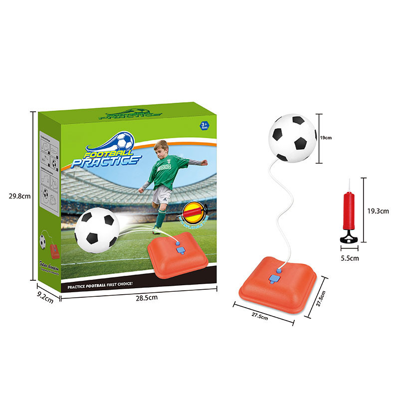 Base de entrenamiento de fútbol para niños transfronterizos con juguetes de pelota entrenador de fútbol interior y exterior con juguetes de pelota de rebote de línea