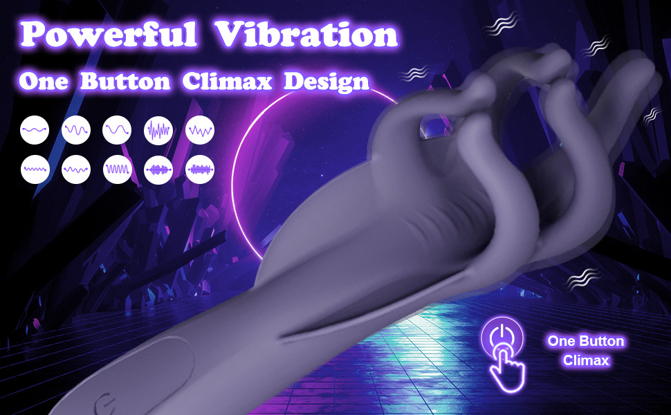 Tender Jade Finger Male Masturbator with 10-Frequency Vibration and Prostate Stimulation — detail image 2