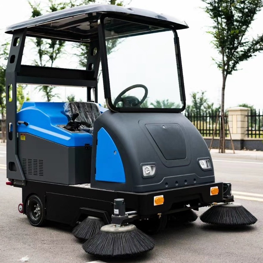 集合达自动驾驶式扫地机工业工厂车间清扫机物业电动扫地清扫车