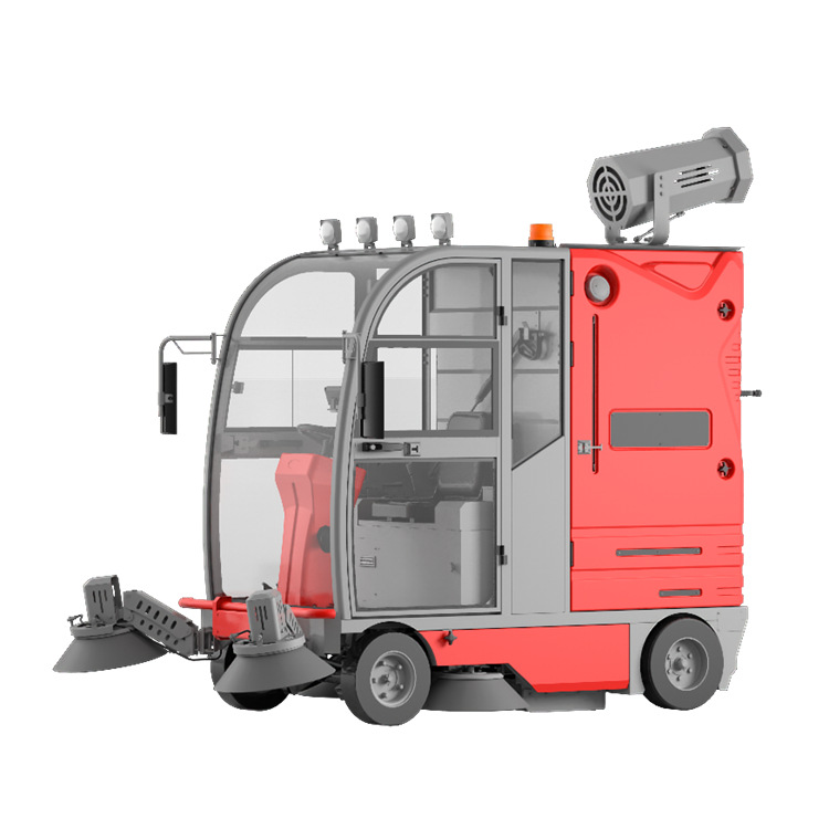 道路地面树叶石子灰尘纸屑颗粒清扫设备KS16电动驾驶式扫地机