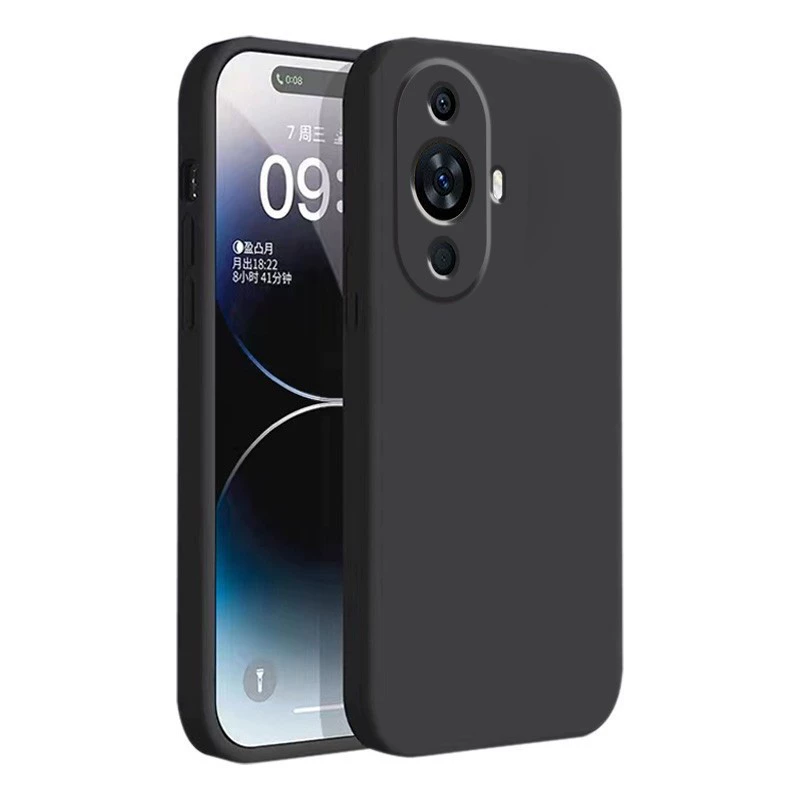 Подходит для чехла Huawei NOVA12 для мобильного телефона NOVA11 прямой край защитный чехол Nova9Pro жидкий силикон, все включено, анти-падение