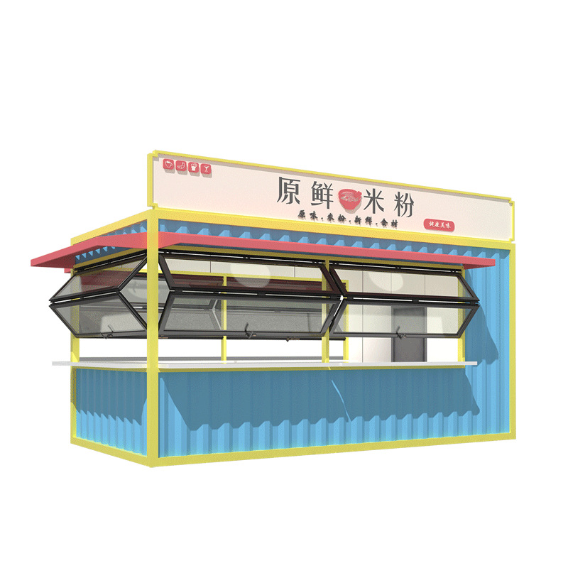 Contenedor Tienda móvil Lugar escénico al aire libre Quiosco Té con leche Cafetería Puesto Snacks Contenedor Casa móvil