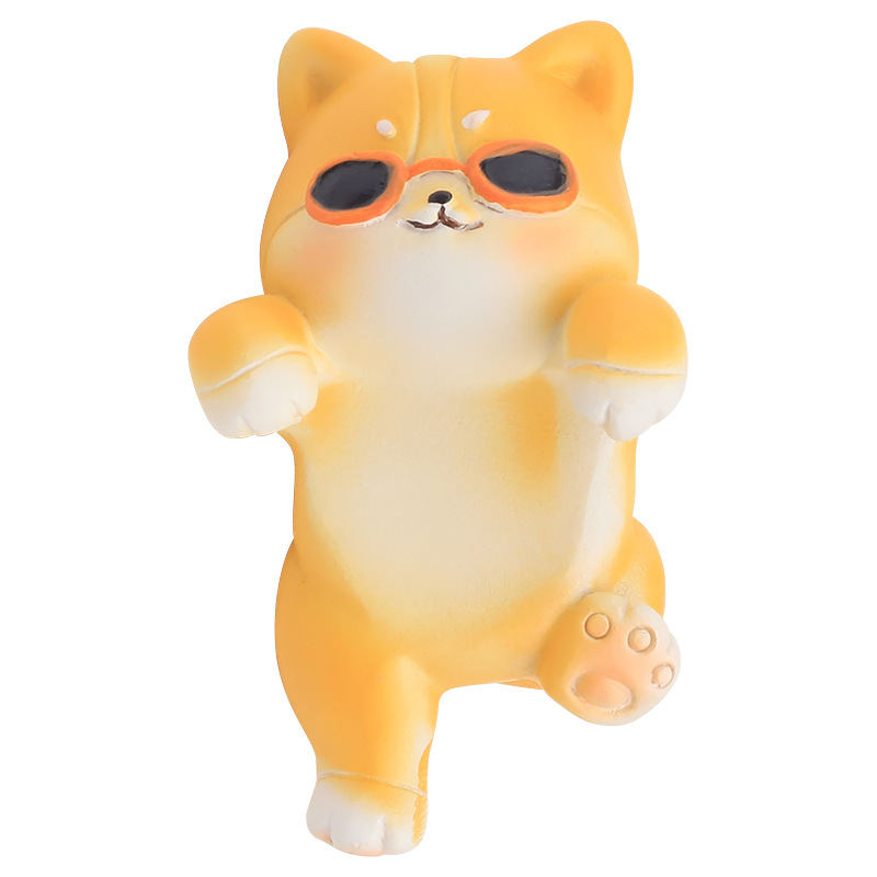 Creativo Corgi zakka escalada cilindro resina pequeños adornos lindo mascota micro paisaje maceta accesorios pecera colgante decoraciones