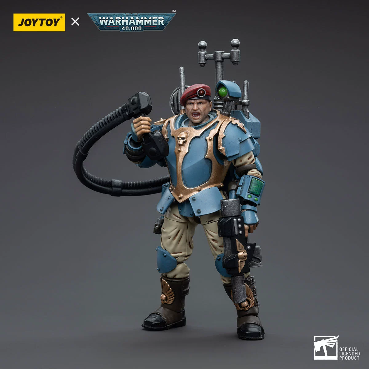 JOYTYO AnYuan Warhammer 40K Astra Militarum Stormtrooper Command Team, подвижная фигурка солдата 1:18