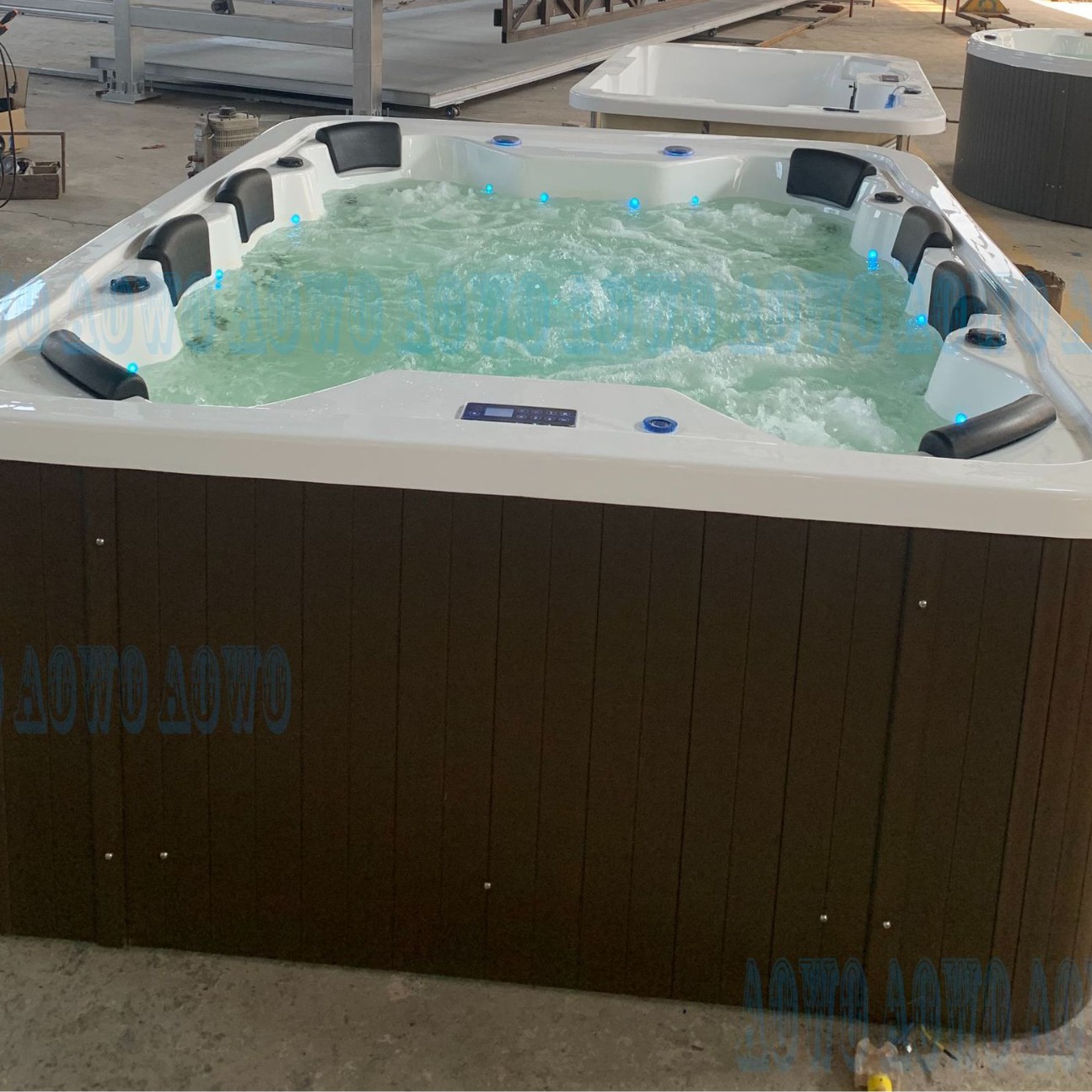 Villa jardín piscina al aire libre Jacuzzi acrílico 8 personas Surfing Jacuzzi Piscina Spa Certificado UL