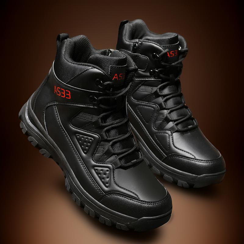 Botas militares tácticas transfronterizas para hombres, botas de combate al aire libre, la estación independiente de Amazon vende rápidamente una pieza de botas tácticas de montañismo