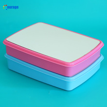 食品级PP塑料饭拿三格儿童餐盒带饭神器分格便当盒创意便携饭盒