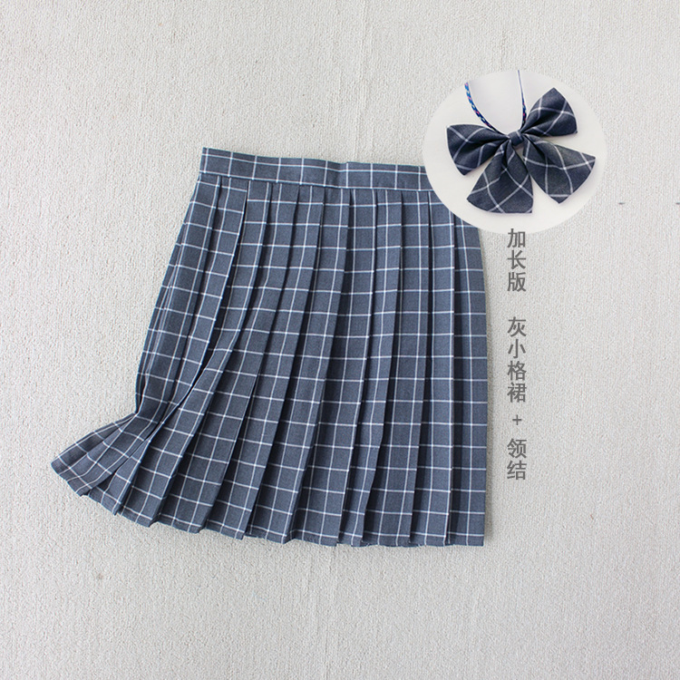 47cm灰小格裙+领结.jpg