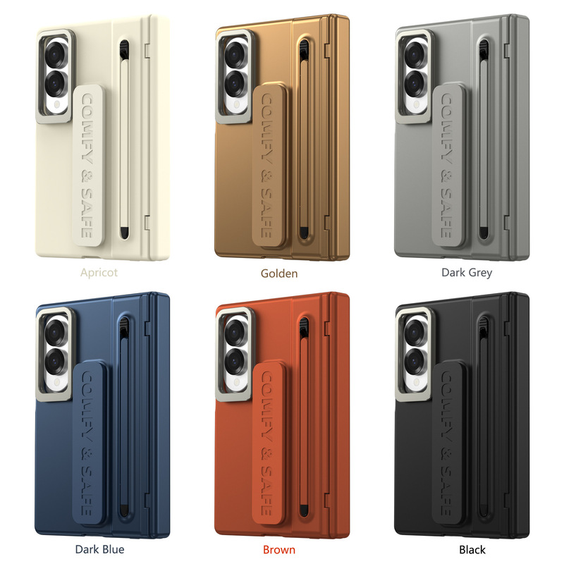 Suitable for Samsung Z Fold8 phone case 7/6 with pen, flip cover, lens holder, central axis case, film 5, full protection cover Suitable for Samsung Z Fold8 phone case 7/6 with pen, flip cover, lens holder, central axis case, film 5, full protection cover